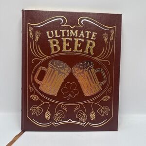 Ultimate Beer Michael Jackson DK Publishing Hardcover Faux Leather Gold Embossed